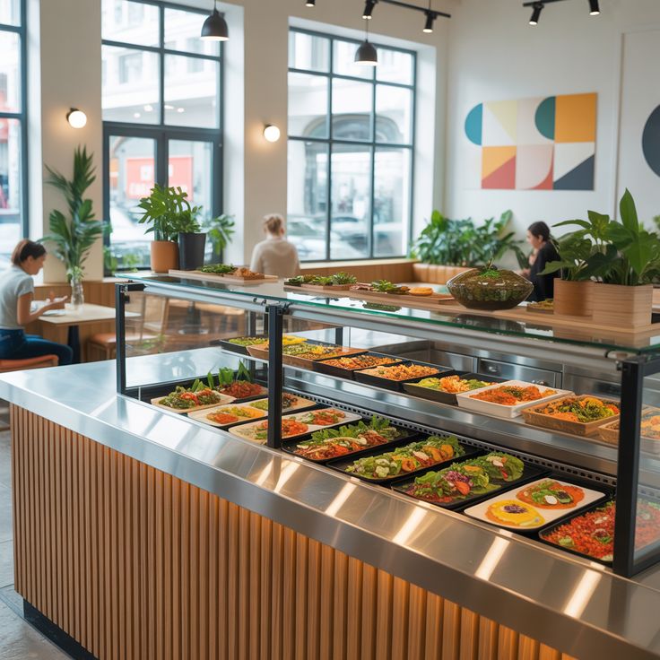 Food Serving Counter